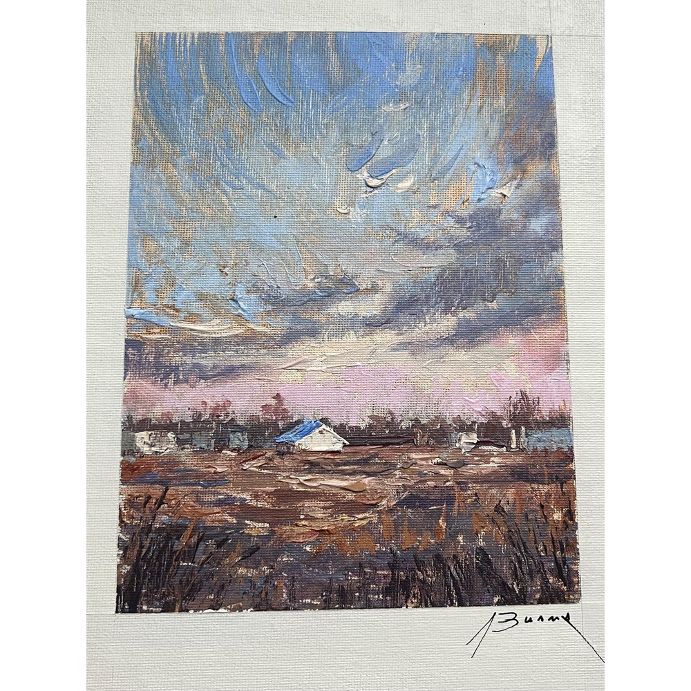 Original painting -‎ petite landscape 9x12 - Picture 3 of 6